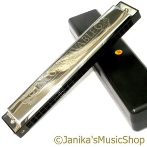 24 HOLE A MINOR TREMOLO PROFESSIONAL HARMONICA